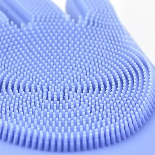 Reusable Silicone Brush Scrubber Gloves