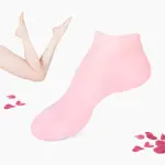 Spa Silicone Moisturizing Gel Socks