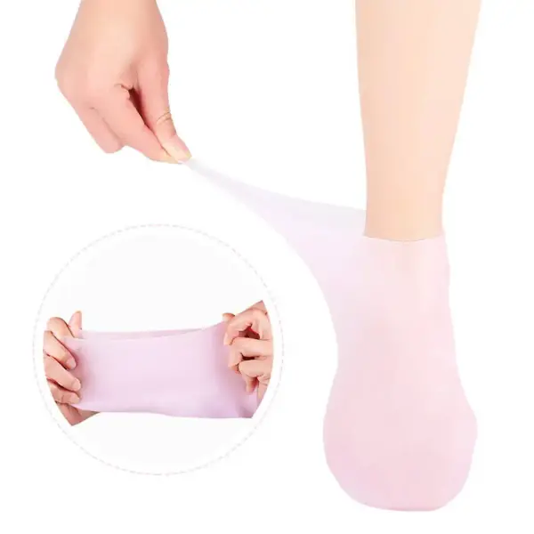 Spa Silicone Moisturizing Gel Socks