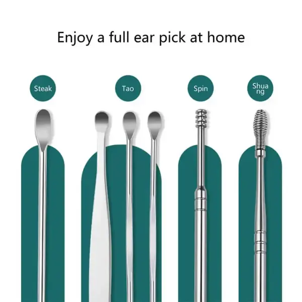 Stainless Steel Earwax Removal Kit