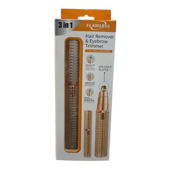 Women's 3-In-1 Hair Removal Eyebrow Trimmer